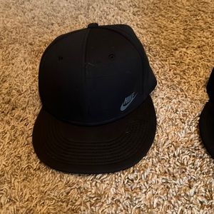 2 Black Nike Hats (2 for 1)
